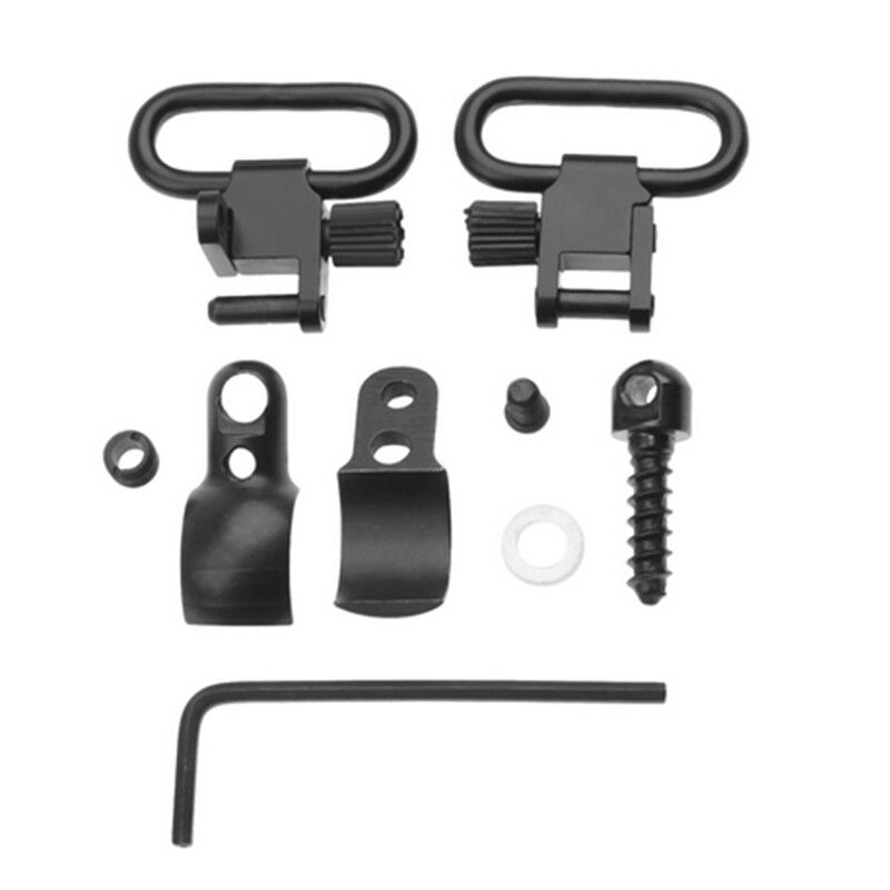 STONESKY QD 1in Sling Swivels Kit for 12 Gauge Single Barrel Shotgun Fit Tub 860''-.880''