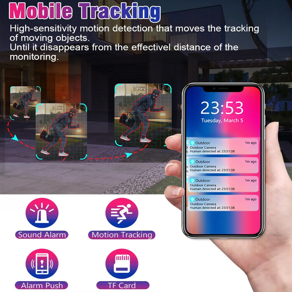 STONESKY EROCK 1080P WIFI Smart Security Camera Night Vision Children Monitor Voice Call Cam