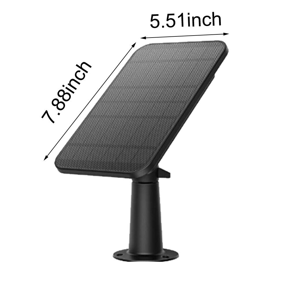 StoneSky 4W 5V Solar Panel Compatible for Eufy Eufycam Cam E/2C/E/2 Pro with Power Cable