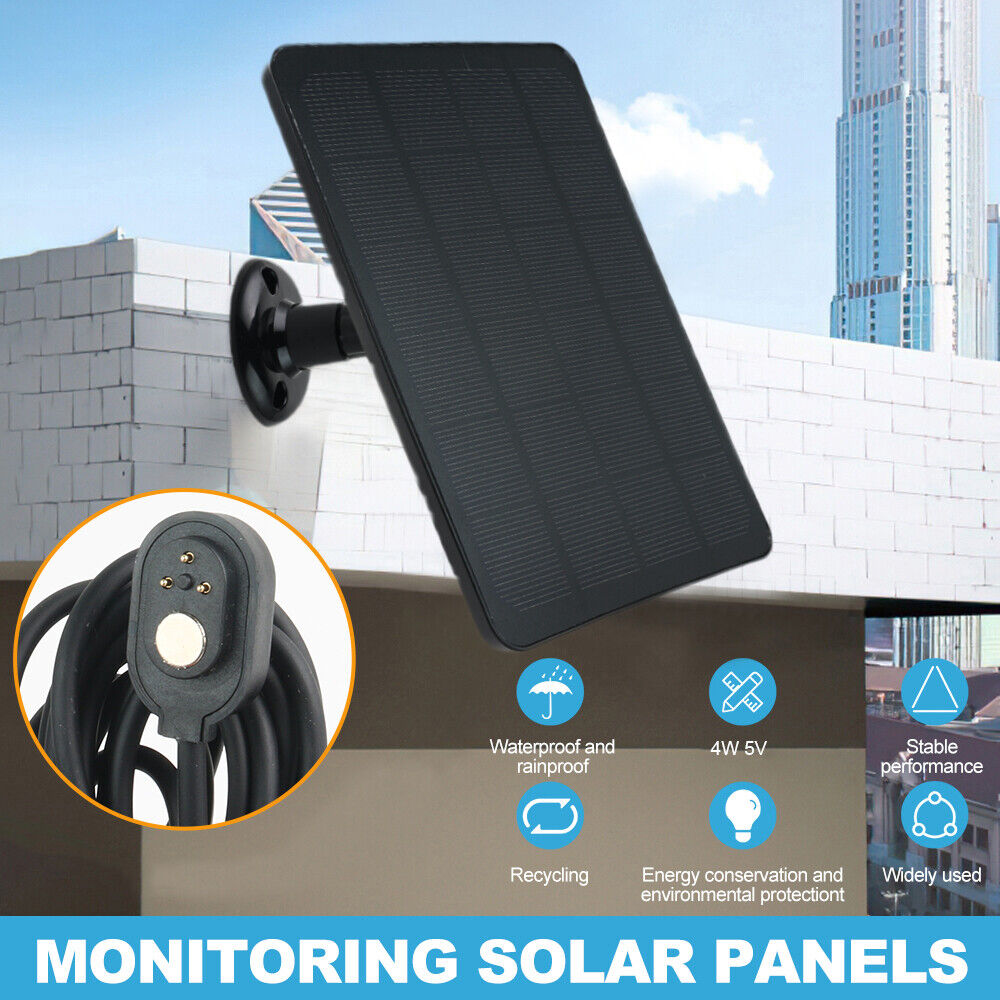 StoneSky 4W/5V Solar Panel Charger for Arlo Ultra/Ultra2/Pro 3/Pro 4 Security Camera