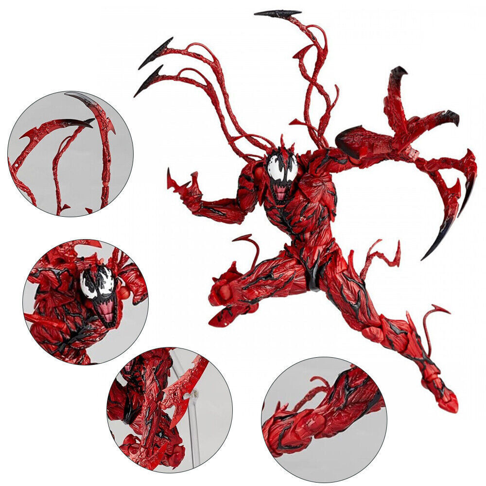 STONESKY 7-inch Venom Carnage Action Figure Spider Man Statue Model Toy Gift PVC