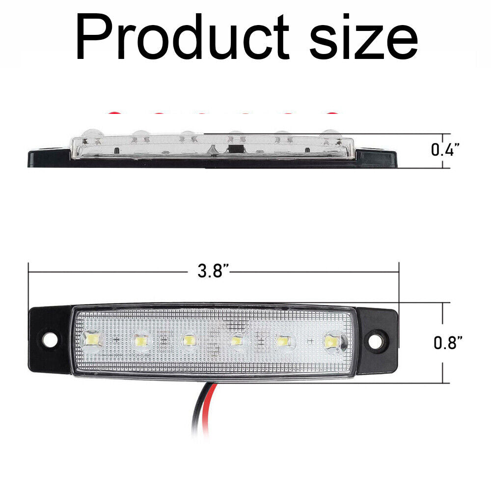 STONESKY 4 LED Pack Marine Boat Deck Courtesy Lights Waterproof White Stern Transom Light