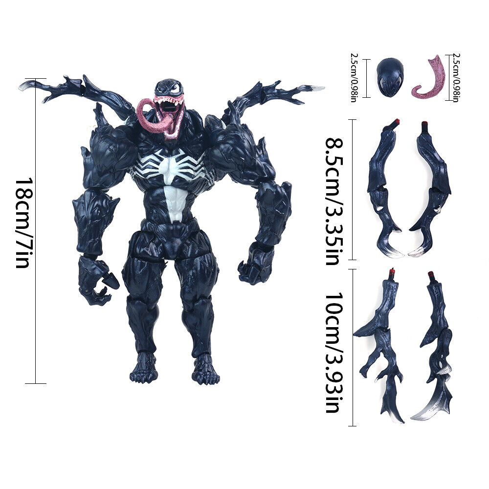 Venom Carnage Action Figure Collectible Venom Doll PVC Figure Movable Characters