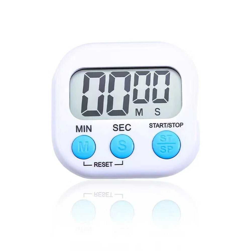 StoneSky Digital Kitchen Timer Magnetic Back and ON/Off Switch Loud Alarm Cooking Timer