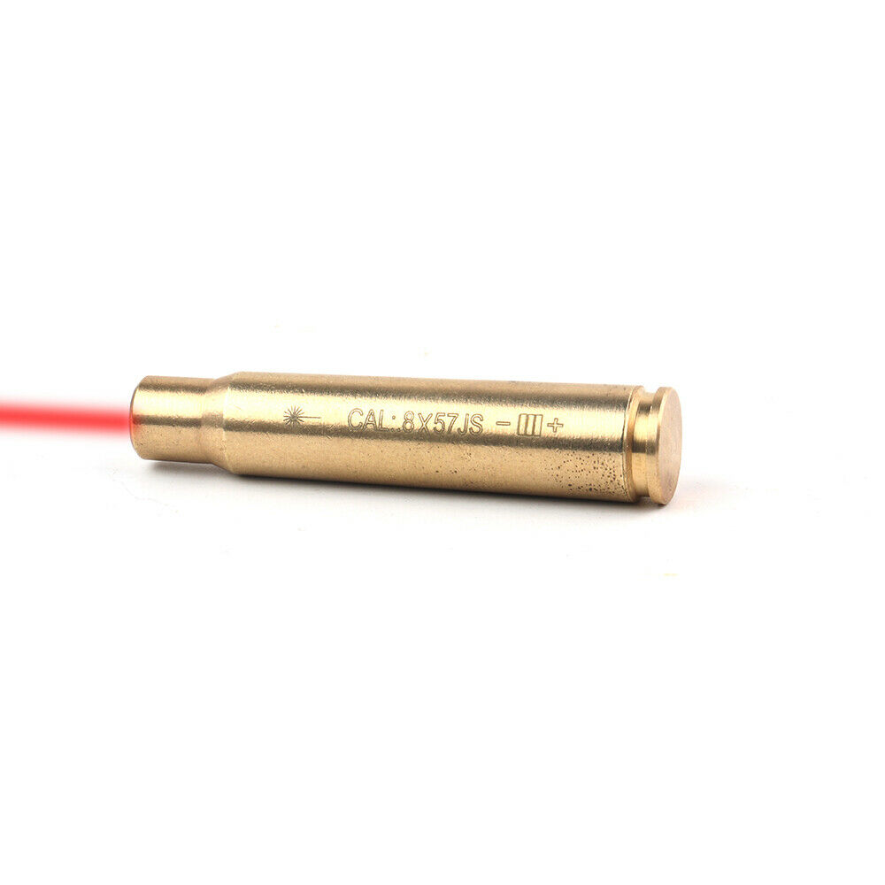 STONESKY Red Dot Laser Sight CAL 8x57 JS Cartridge Brass Bore Sighter Boresighter Battery