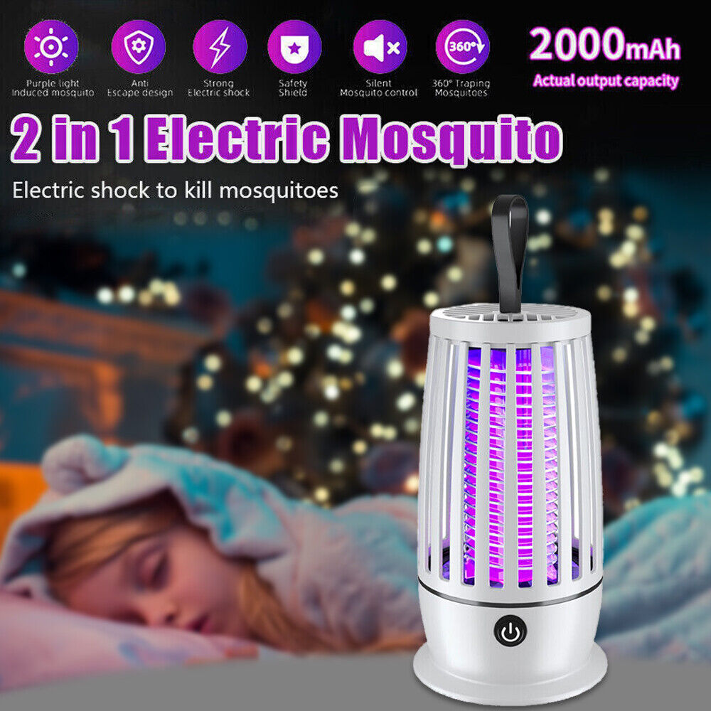 StoneSky USB Mosquito Kill Light Electronic Fly Bug Insect Zapper Trap Pest Control Lamp