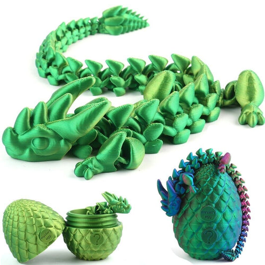 StoneSky 3D Printed Dragon Fidget Toys 12" Full Articulated Dragon Home Office Decor Gift