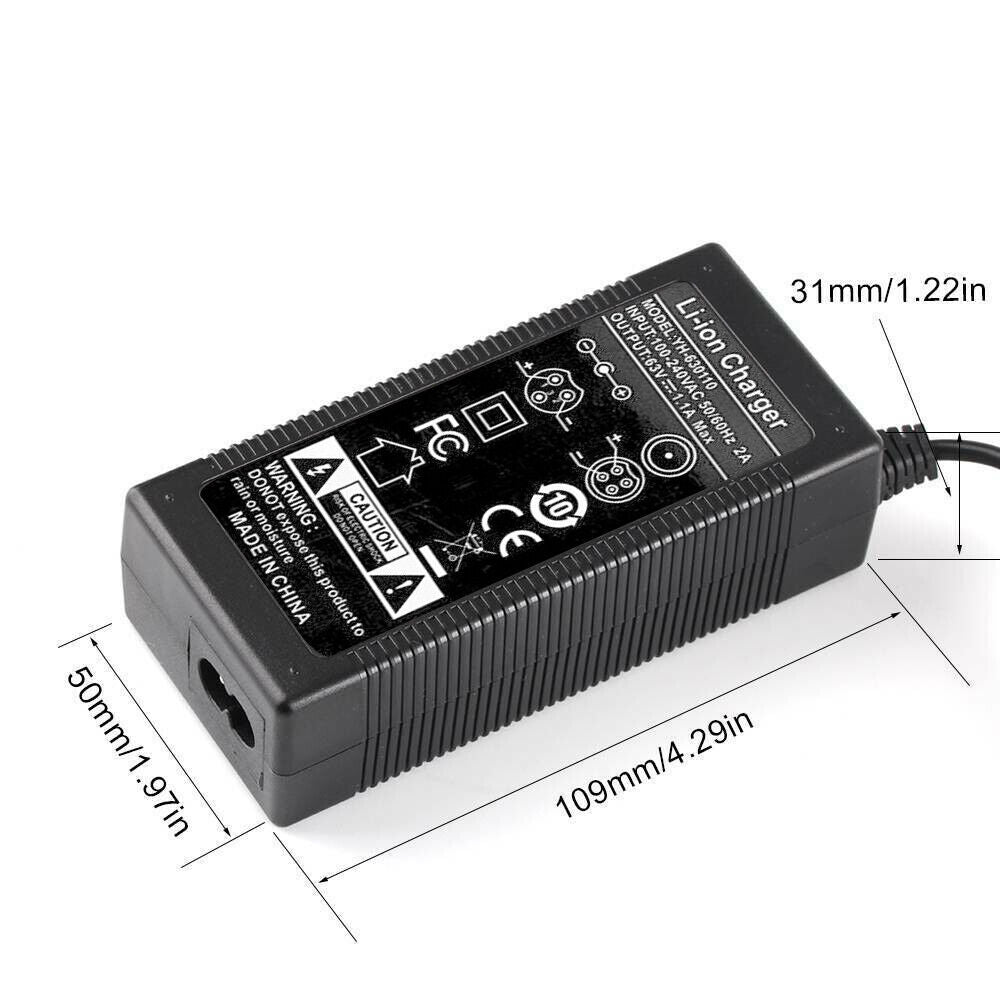 StoneSky 63V 1.1A Battery Charger For Segway Ninebot Electric GoKart/Ninebot S Scooter