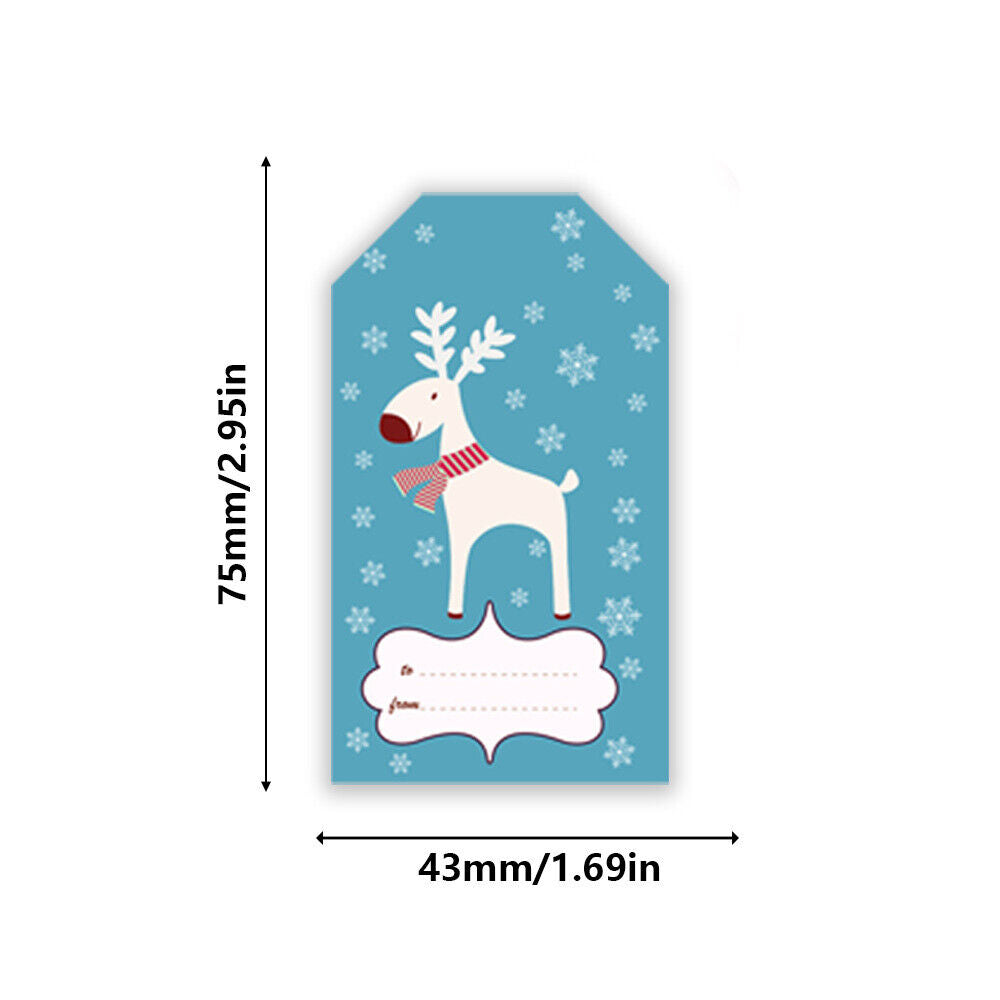 STONESKY 250Pcs Christmas Gift Labels Stickers, Christmas Gift Present Name Tags 6 Design