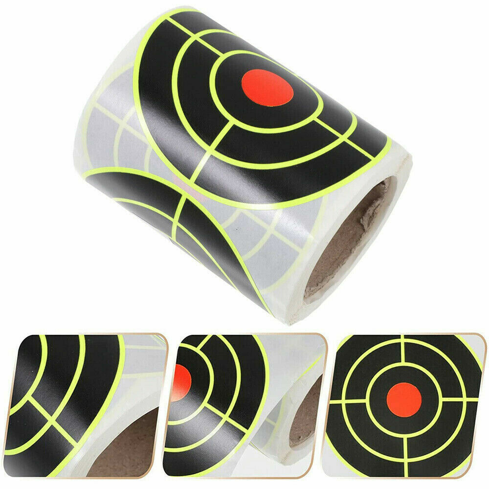 StoneSky 250 Pcs / 1Roll Self Adhesive Paper Reactive Splatter Shooting Target Stickers