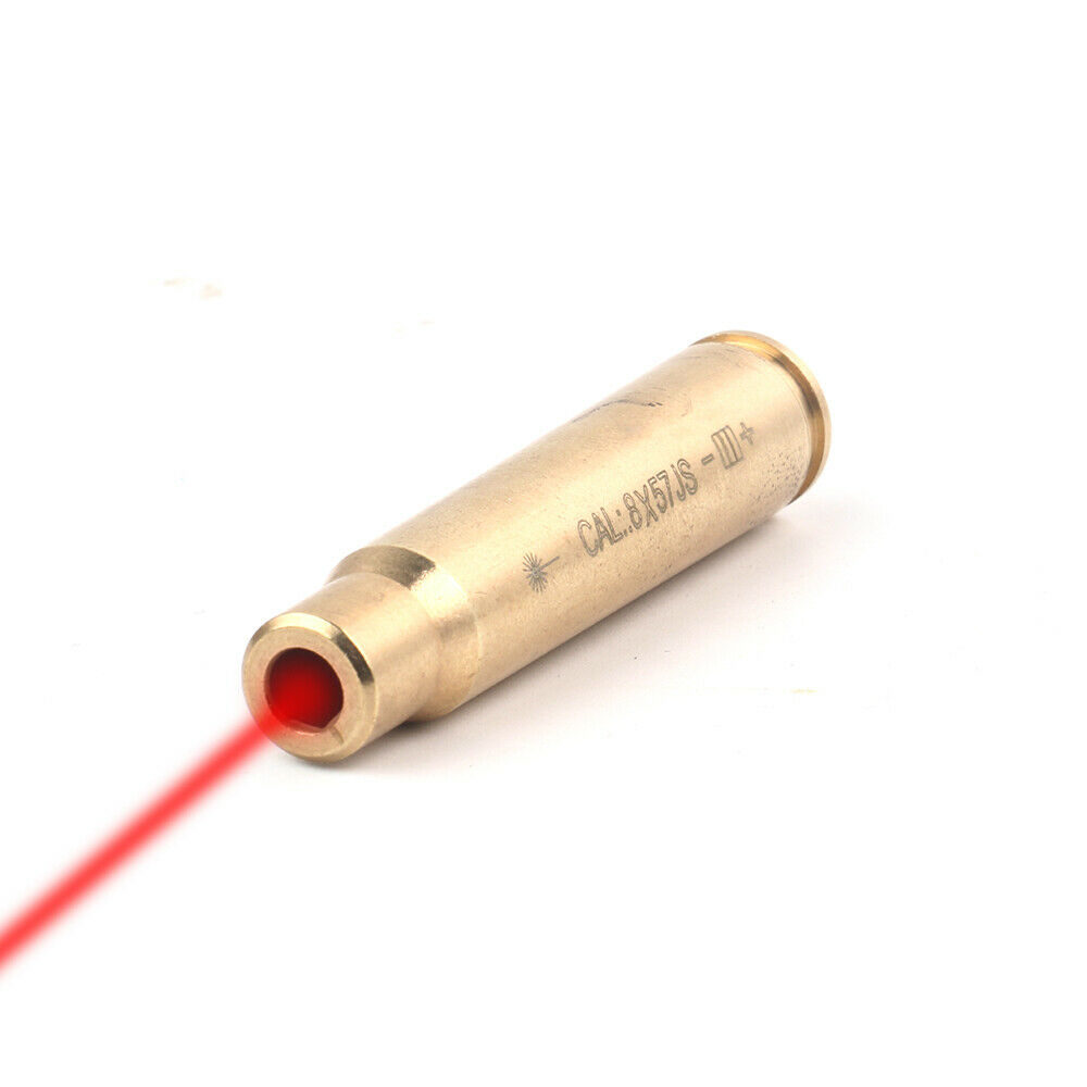 STONESKY Red Dot Laser Sight CAL 8x57 JS Cartridge Brass Bore Sighter Boresighter Battery