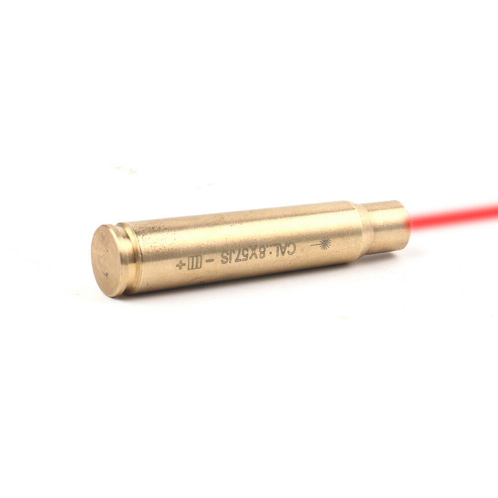 STONESKY Red Dot Laser Sight CAL 8x57 JS Cartridge Brass Bore Sighter Boresighter Battery