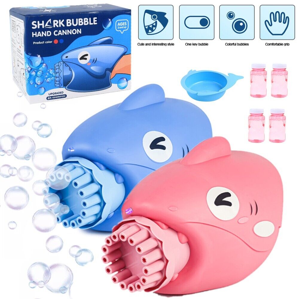 StoneSky Bubble Machine Maker 15 Holes Blower Automatic Bubble Gun Toy For Kid Outdoor