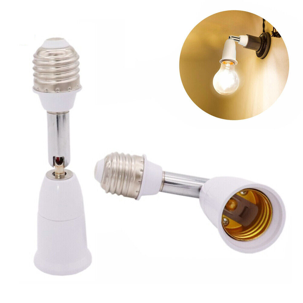 Light Bulb Socket Converter Lamp Holder to Adapter Extender E26 E27 to E26 E27