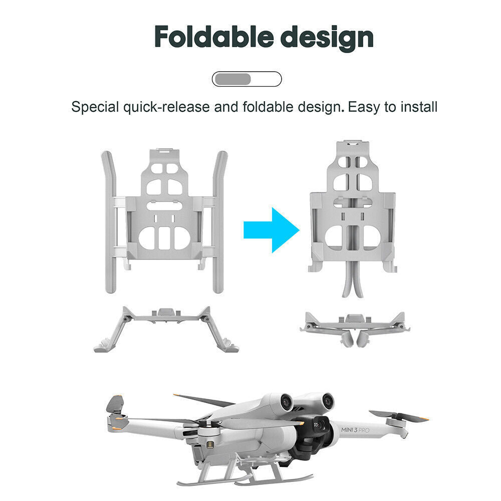 StoneSky Propeller Guard+Propeller Holder+Foldable Landing Gear for DJI Mini 3 Pro 3 In 1