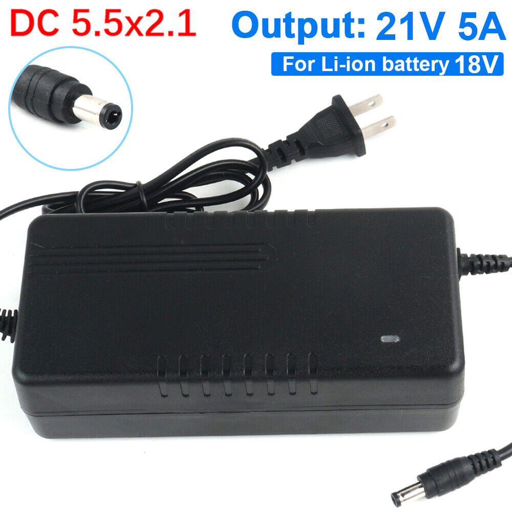 18V 18.5V Lithium Battery Charger Power For 21V 5A Electric Wheelchair Scooter