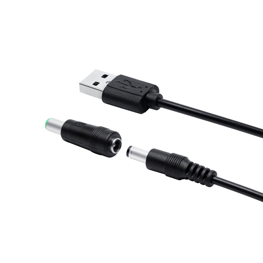 StoneSky DC 5V To 12V Power Supply USB to 5.5 x 2.1mm Jack Plug Charger Cable With 8 Tips