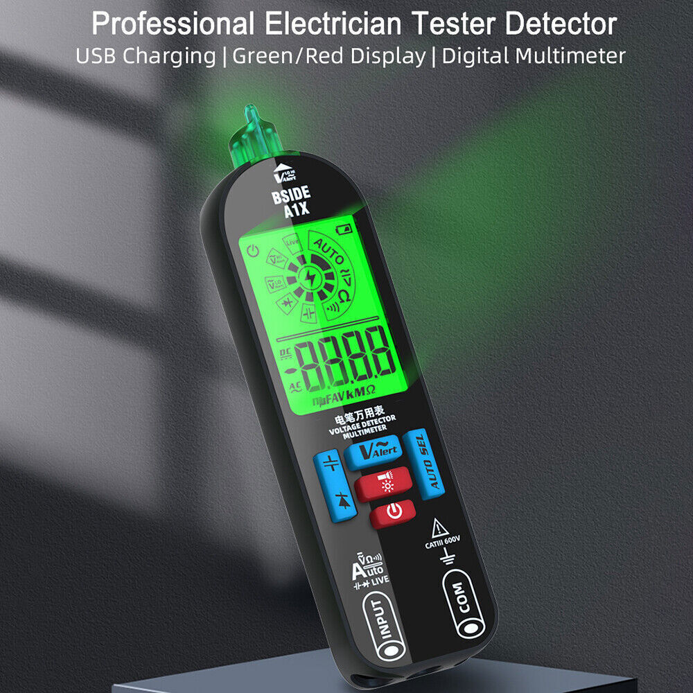 StoneSky Smart Digital Multimeter AC/DC Voltage Tester Rechargeable Electrical Voltmeter