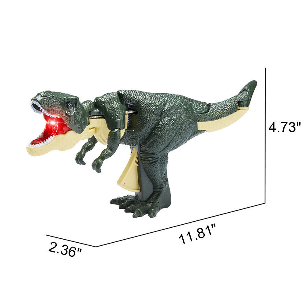 StoneSky Trigger Funny Dinosaur Toy with Roar Sound&Light Effect Kid Novelty Gag Toy Gift