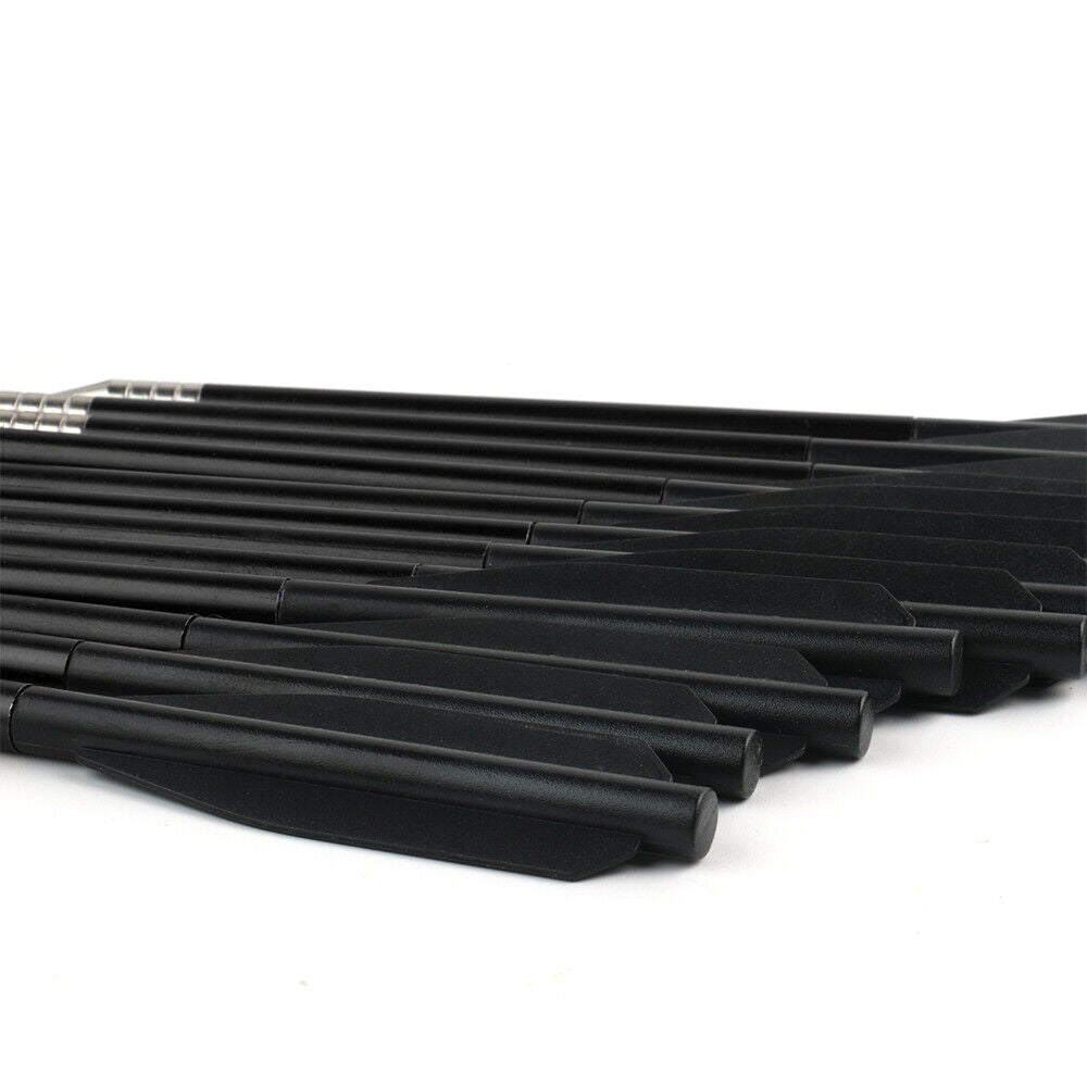 STONESKY 12Pcs 6.5" Pistol Crossbow Bolts Aluminium Arrows Broadhead Hunting Mini Archery