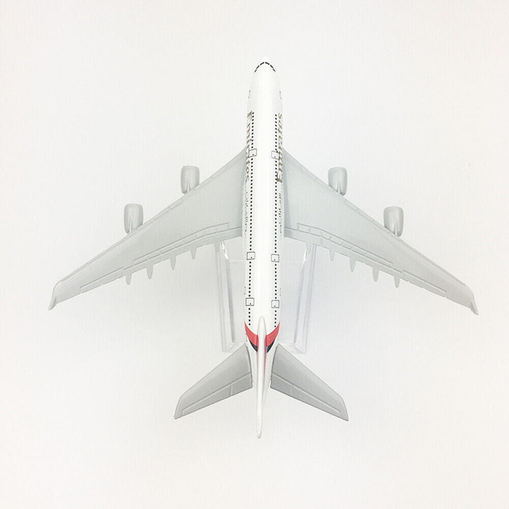 StoneSky 16cm Airplane Alloy Model Plane Air Emirates Airlines Airbus A380 Aircraft Model