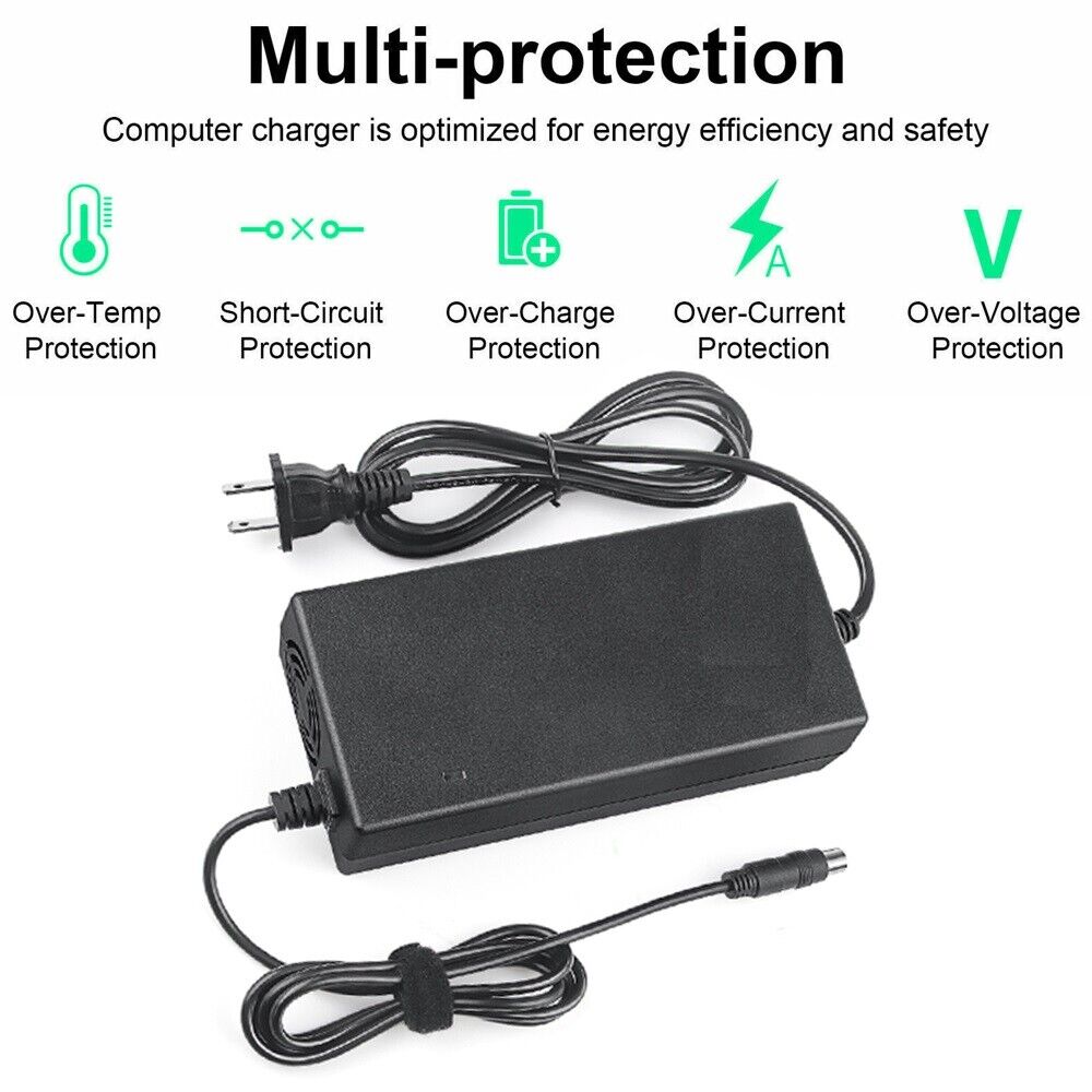 STONESKY 67.2V 2A RCA Head Charger Adapter For 60V Li-ion Battery Ebike Electric Bicycle