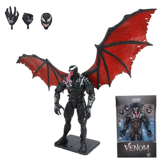 7 inch Venom Carnage Action Figure Venom Wing Collectible Model Toy PVC Boxed