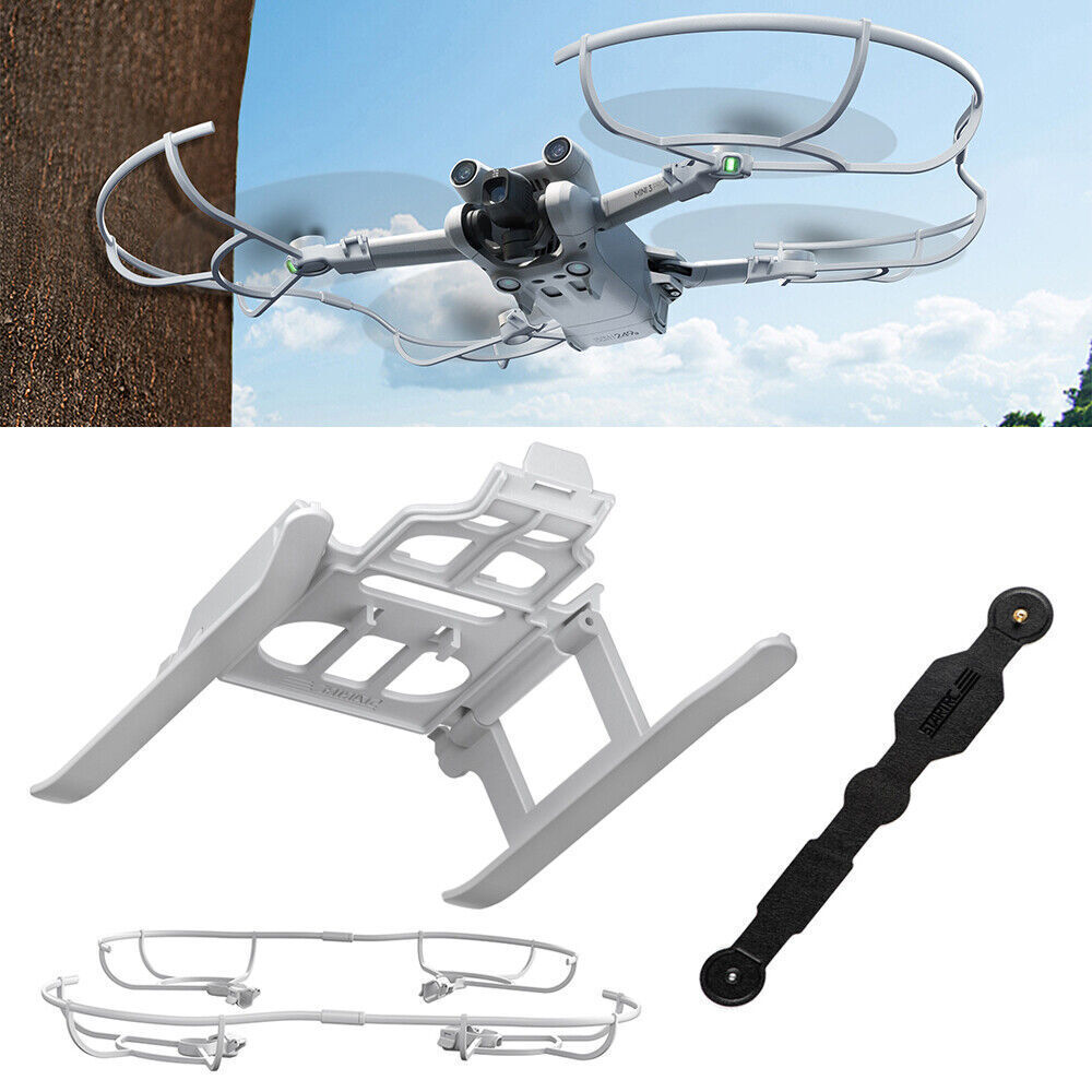 StoneSky Propeller Guard+Propeller Holder+Foldable Landing Gear for DJI Mini 3 Pro 3 In 1