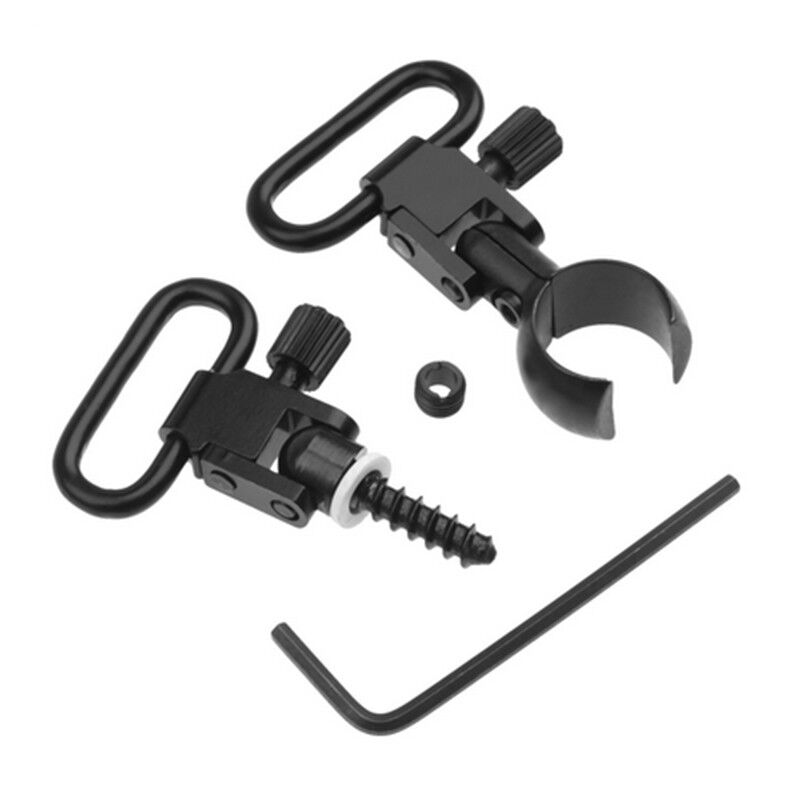 STONESKY QD 1in Sling Swivels Kit for 12 Gauge Single Barrel Shotgun Fit Tub 860''-.880''