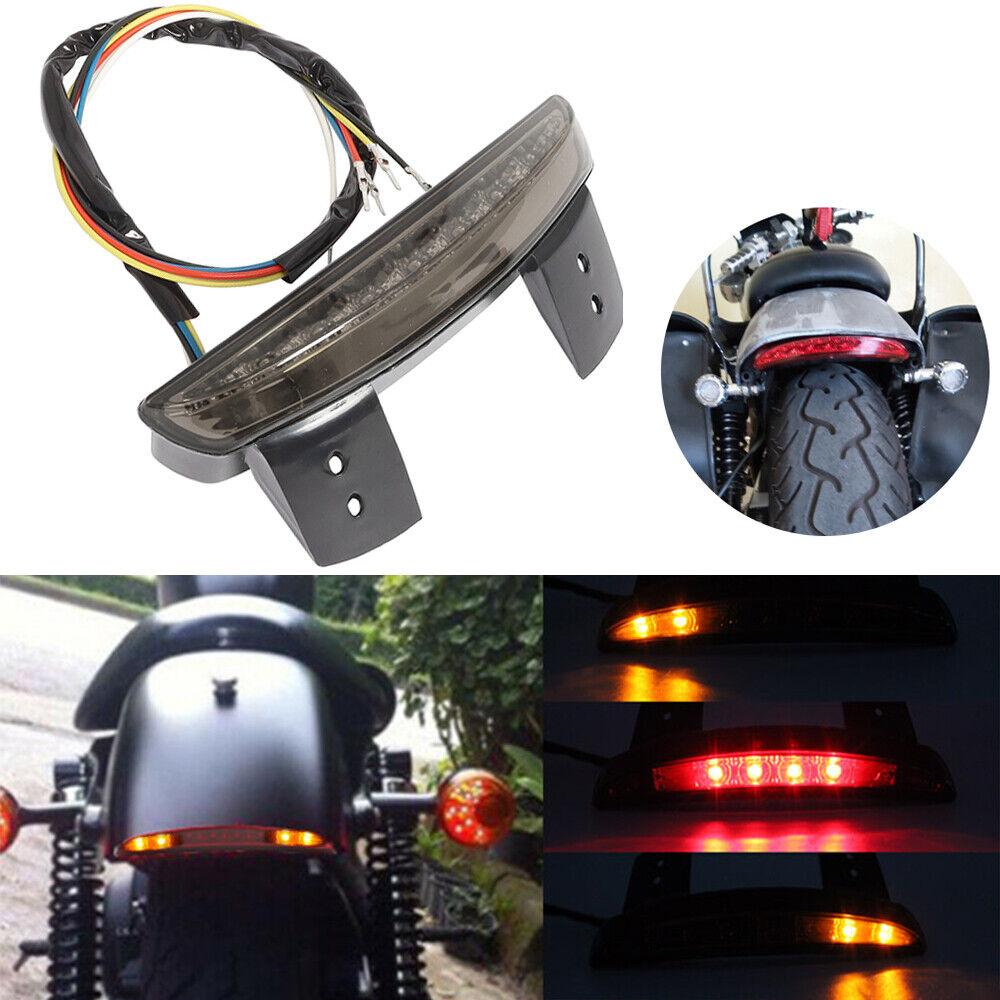 StoneSky LED Fender Brake Tail Light Turn Signal For Harley Sportster 883 1200 Iron Dyna