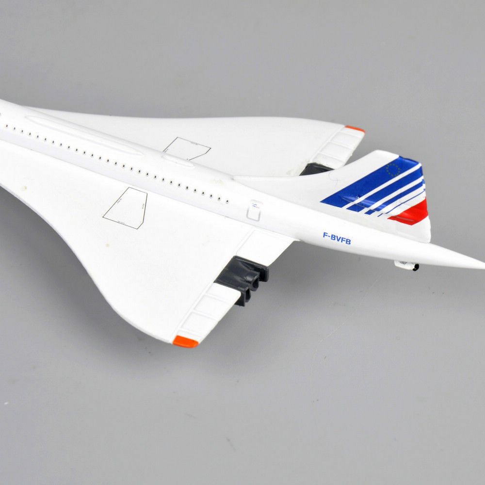 StoneSky 1/400 Scale Air France Concorde Plane Model Toy Diecast 1976-2003 Collection