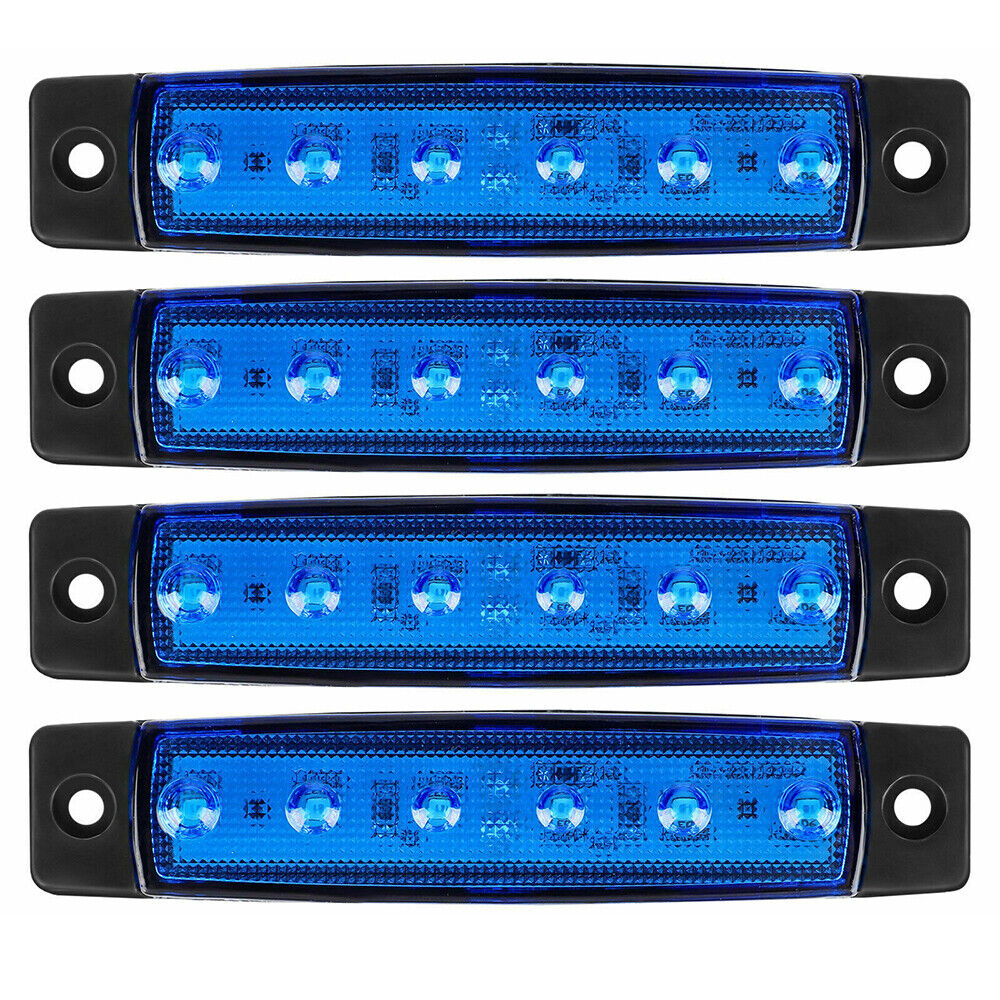 STONESKY 4 Pack LED Marine Boat Deck Courtesy Lights Waterproof Blue Stern Transom Lights