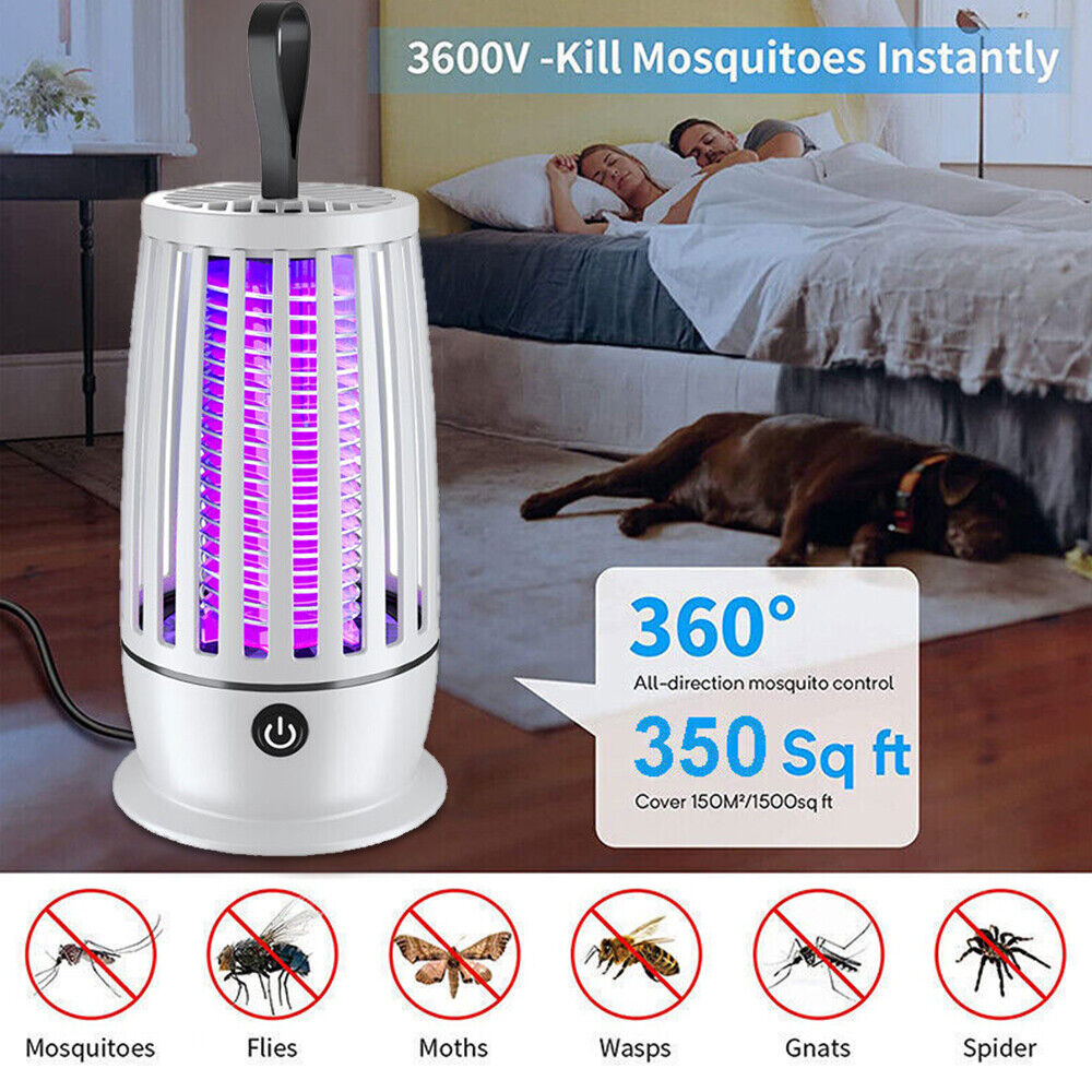 StoneSky USB Mosquito Kill Light Electronic Fly Bug Insect Zapper Trap Pest Control Lamp