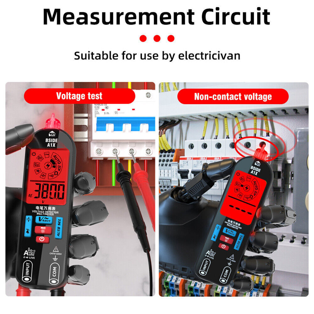 StoneSky Smart Digital Multimeter AC/DC Voltage Tester Rechargeable Electrical Voltmeter