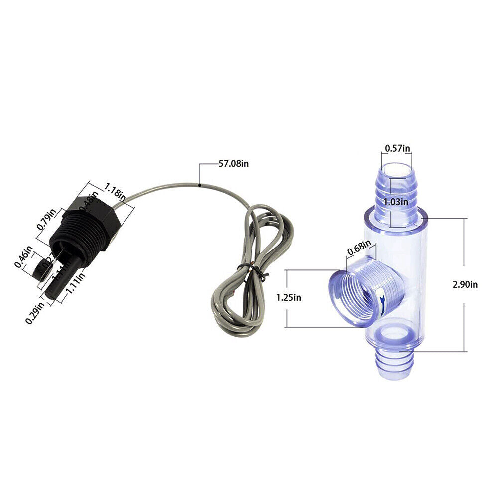 StoneSky 6560-857 Hot Tub Flow Switch Fit All 1-Pump Sundance Spas Jacuzzi Bypass Pump