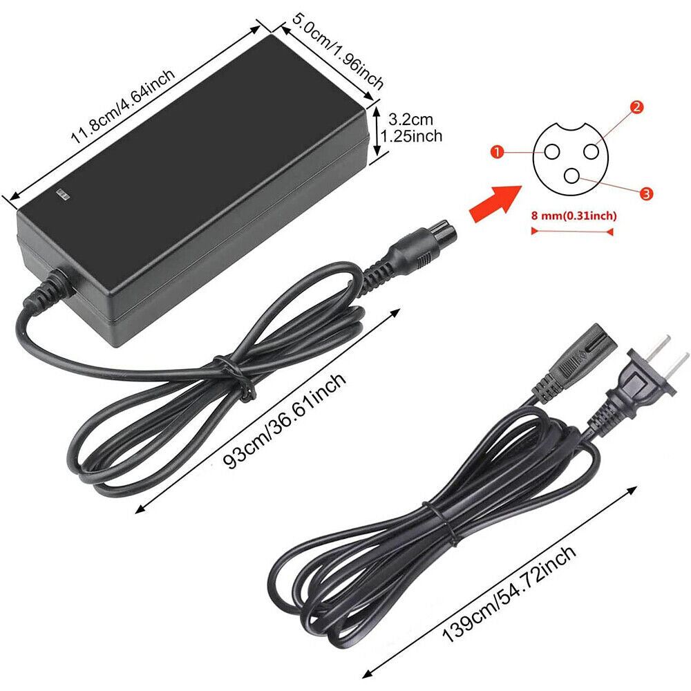 STONESKY Charger 42V 2A Adapter Power Supply for Balancing Electric Scooter Hoverboard