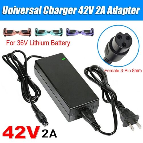 StoneSky Charger Power Adapter for 36V Electric Bike E-bike Scooter Li-ion Battery 42V 2A