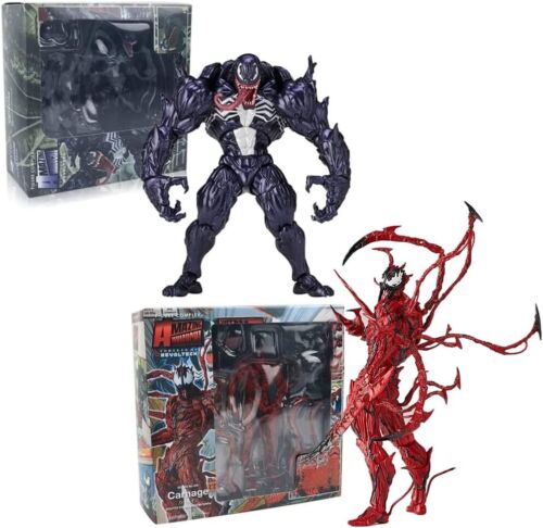 STONESKY 7-inch Venom Carnage Action Figure Spider Man Statue Model Toy Gift PVC