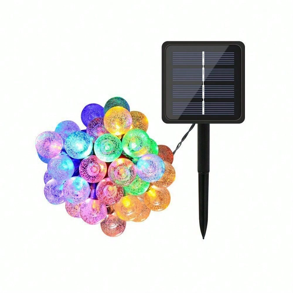 STONESKY 30 LED Outdoor 8 Modes Solar Lights Waterproof String Fairy Globe Crystal Balls