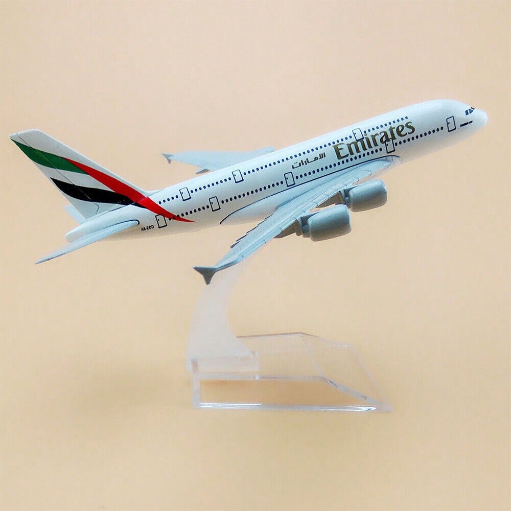 STONESKY Scale 1:400 Airplane Alloy Model Plane Emirates Airlines Airbus A380 Model Toy