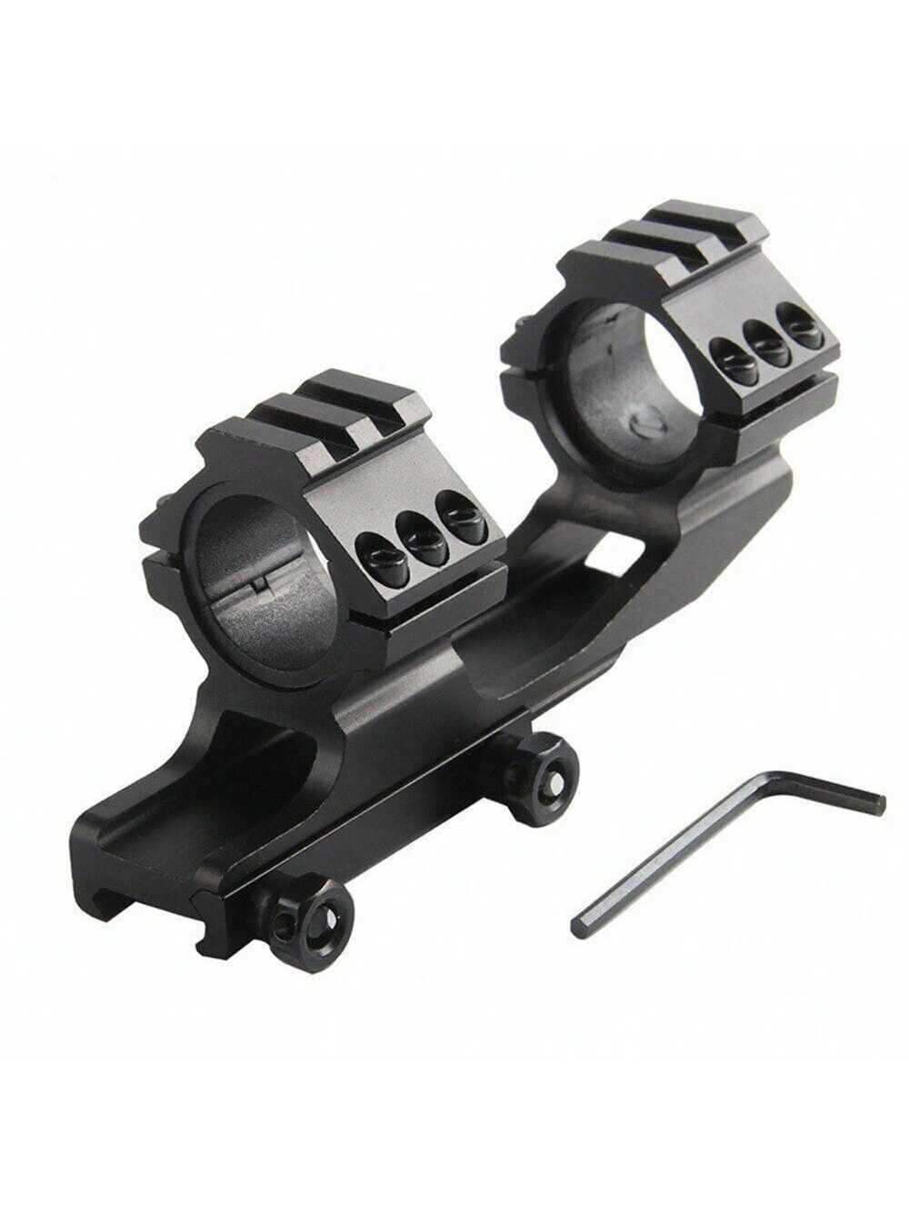 STONESKY Tactical 1"/30mm Cantilever Dual Rings Scope Mount 20mm Picatiiny Rail Hunting