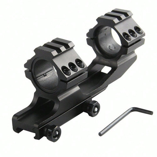 STONESKY Tactical 1"/30mm Cantilever Dual Rings Scope Mount 20mm Picatiiny Rail Hunting