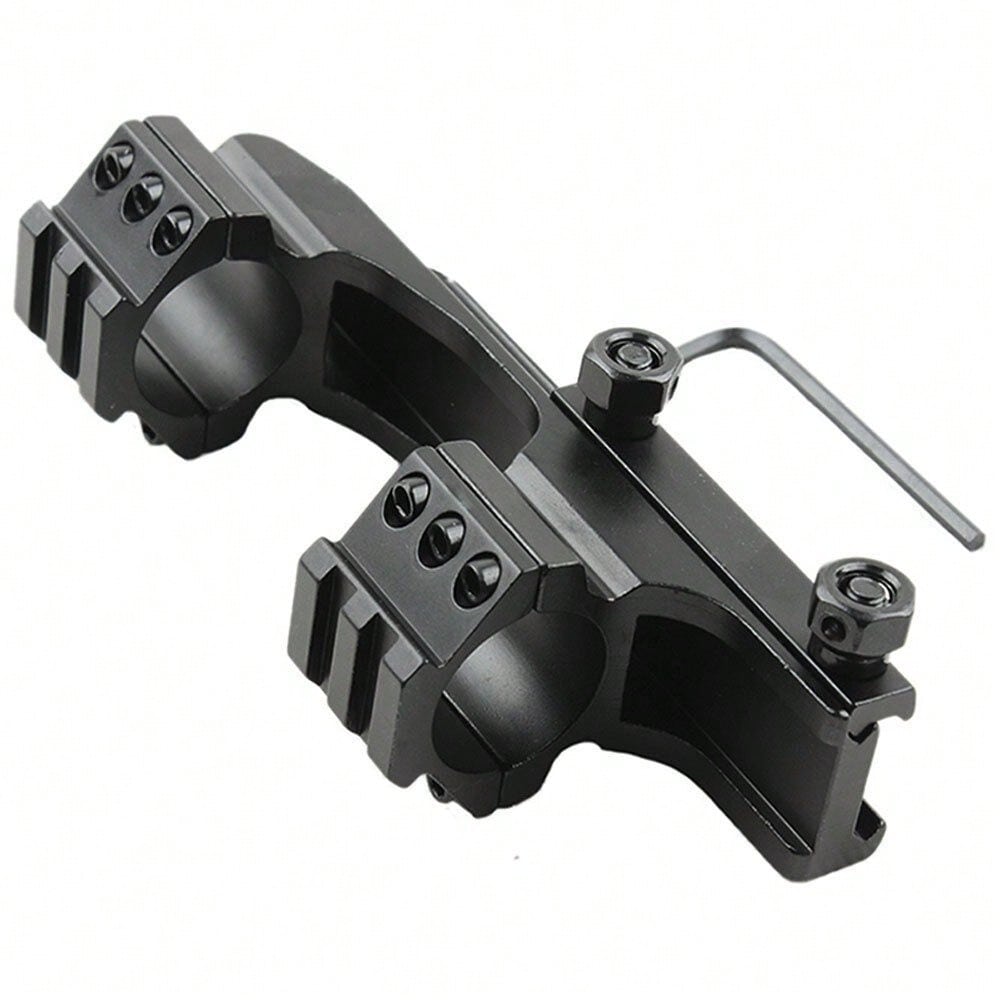 STONESKY Tactical 1"/30mm Cantilever Dual Rings Scope Mount 20mm Picatiiny Rail Hunting