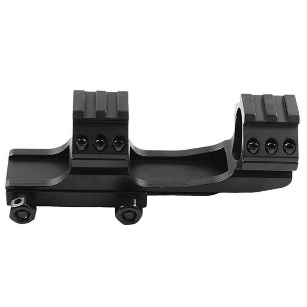 STONESKY Tactical 1"/30mm Cantilever Dual Rings Scope Mount 20mm Picatiiny Rail Hunting