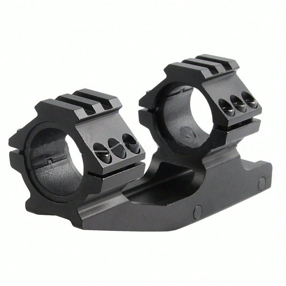 STONESKY Tactical 1"/30mm Cantilever Dual Rings Scope Mount 20mm Picatiiny Rail Hunting