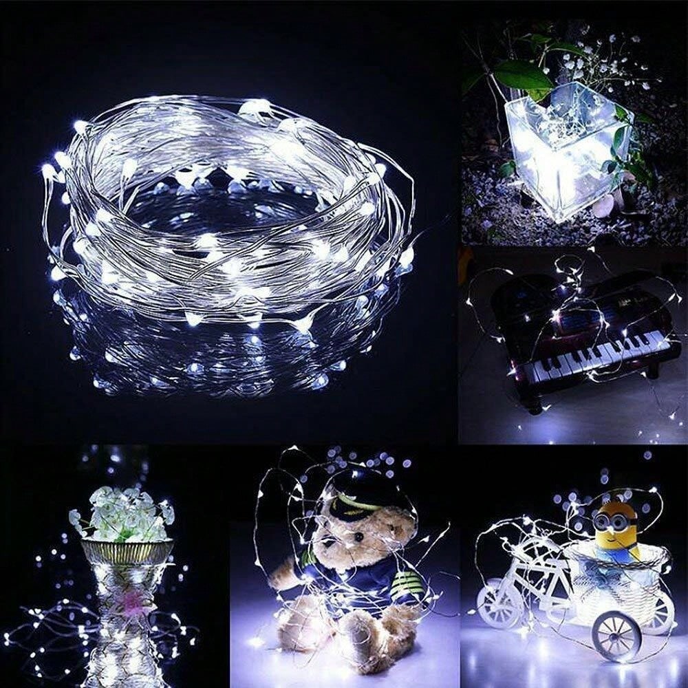 STONESKY Outdoor Solar String Lights 200 LED Copper Wire Fairy Lights Party Wedding Decor