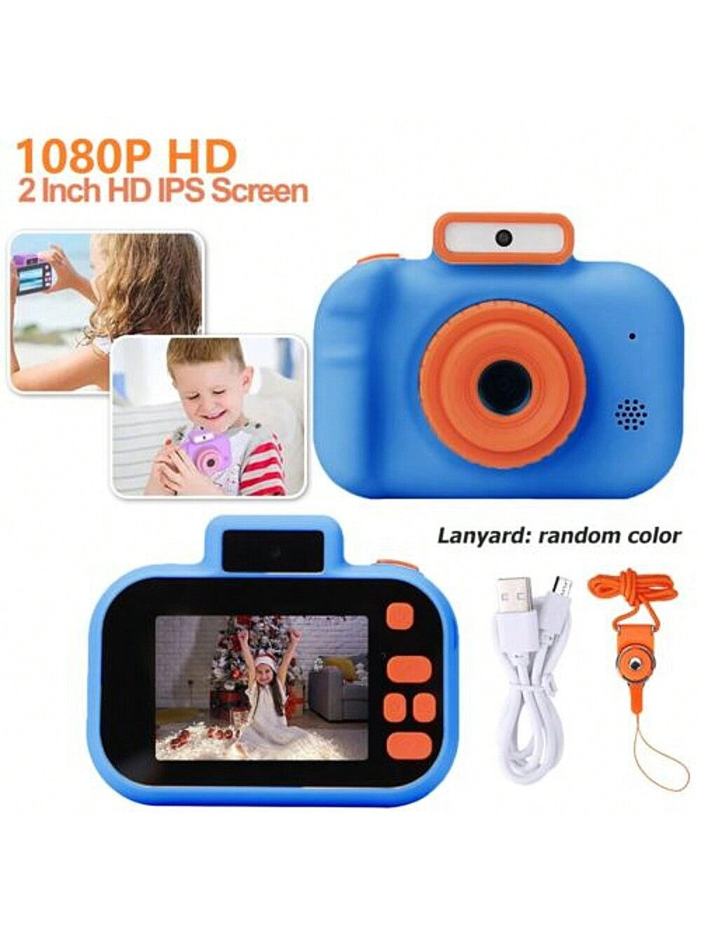 STONESKY 1080P Digital Camera 2.0" LCD HD Mini Camera With 32G TF Card for Kids Children