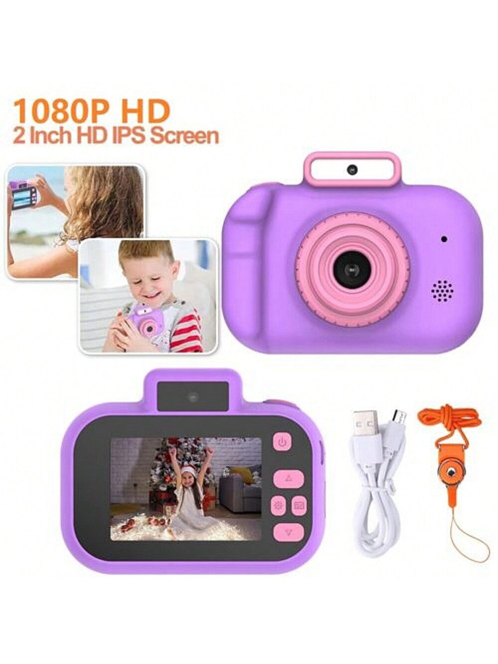 STONESKY 1080P Digital Camera 2.0" LCD HD Mini Camera With 32G TF Card for Kids Children