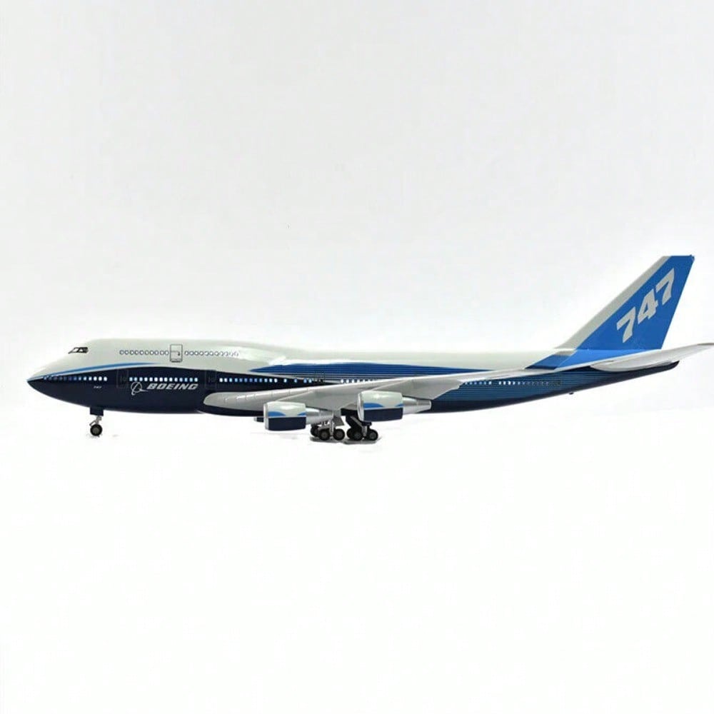 STONESKY 1/150 Airplane Aircraft B747 Boeing 747-400 Plane Model Replica Resin 47cm