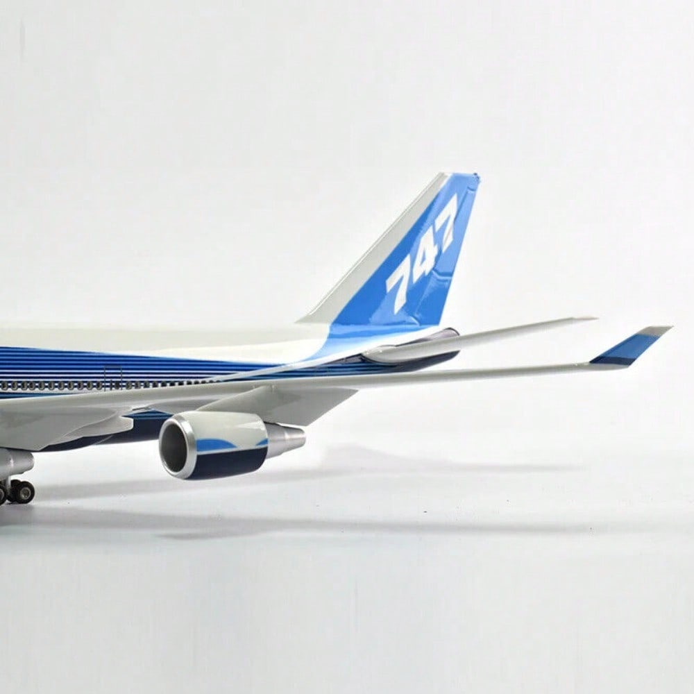 STONESKY 1/150 Airplane Aircraft B747 Boeing 747-400 Plane Model Replica Resin 47cm